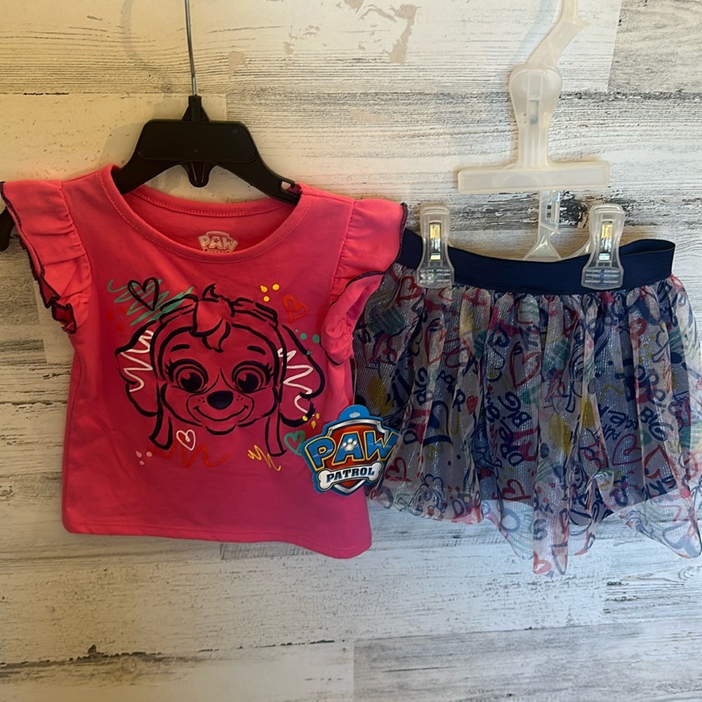 Toddler Paw Patrol Skye Outfit Size 18 Months NEW